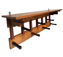 Art Deco Modernist Coat Rack by P.E.L. Izeren for De Genneper Molen, 1920s